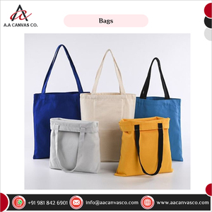 Reliable Quality Cotton Canvas <b>Tote</b> <b>Bags</b> Custom Logo Printing Solid Color Recyclable <b>Zip</b>-Free for Shopping Promotions Use - Product Image 4