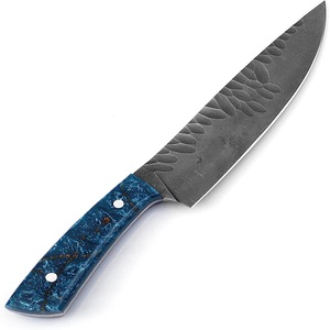 Venta al por mayor personalizado OEM ODM fábrica de cubiertos de chef profesional de acero al carbono Damasco hecho a mano de acero inoxidable Incluye funda - Product Image 2