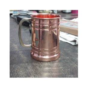 Modern 20 oz 100 % Copper Tanker Best Selling <b>Large</b> Straight Copper Beer <b>Mug</b> Moscow Mule <b>Mug</b> for Home Hotels and Bars - Product Image 1