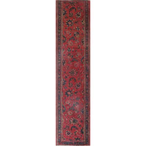 High Quality Hand Knotted Vintage Mahal <b>Wool</b> & Cotton Rug Luxurious Vintage Design Artisan <b>Crafted</b> Home & Office Decor - Product Image 1