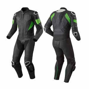 Traje de moto de cuero de cuerpo completo con protector de espalda joroba aerodinámica OEM proveedor de equipo MX - Product Image 6