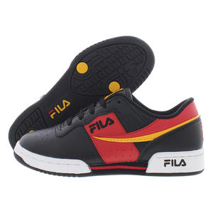 Chaussures de fitness originales Fila pour garçons Couleur : Noir/Rouge/Jaune 100% authentiques - Product Image 1
