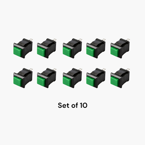 Juego de Interruptores de Botón Cuadrados de Plástico DS-431, Tipo Momentáneo con Bloqueo Automático, IP40, 22mm, 3A, 125VAC, Terminal de Tornillo, Vida Útil Mecánica - Product Image 2