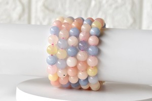 Premium Quality Bulk Selling Morganite Semi Precious Natural Healing 8mm <b>Beaded</b> <b>Bracelet</b> <b>For</b> Meditation Jewelry - Product Image 5
