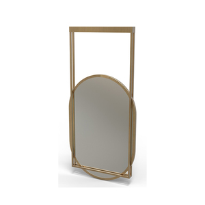 Modern Minimalist <b>Silver</b> Round Wall <b>Mirror</b> Eco-Friendly Lightweight Handmade Home Decor for Wedding Living Foyer Entryway - Product Image 5