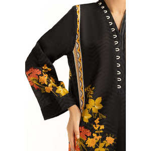 ชุดเซ็ตพิมพ์ลายโบฮีเมียน Khaddar รุ่น IPST-55086 ชุดสองชิ้นสำหรับผู้หญิง พร้อมเสื้อแขนสามส่วน มีไซส์ XS และ XXS - Product Image 6