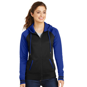 Sweat à capuche thermique zippé en molleton français de haute qualité pour femme, personnalisable - Product Image 1