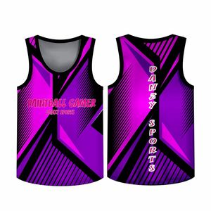 Camiseta sin Mangas Unisex para Paintball - Alta Calidad, Personalizable, Suave, Transpirable, Secado Rápido, Tecnología de Absorción de Humedad - Product Image 4