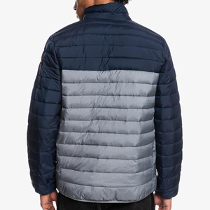 High Quality Best Fashion Friendly Hooded Zipper Front Embroidery Puffer Style Plain <b>Pullover</b> <b>Men</b> Bubble Jacket Customization - Product Image 3