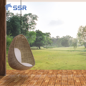 Keo Gỗ decking Tiles-Patio gạch sàn ngoài trời với lồng vào nhau sàn gạch Việt sản xuất 12 đá đen Gỗ Tếch dầu màu - Product Image 3