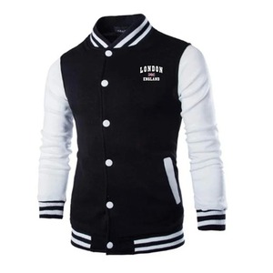 <b>Men's</b> Trendy European Street Style Canvas Tracksuit Sheep Skin <b>Cardigan</b> Sweatshirt Jacket Versatile Casual Baseball Uniform - Product Image 1
