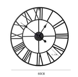 Large Metal Wall <b>Clock</b> Antique <b>Vintage</b> Decorative Wholesale Design for Home Living Room and Office Modern Interiors - Product Image 6