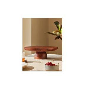 Support à gâteau pour fête, célébration, service, vaisselle, support à fruits, outil de service de gâteau, support à gâteau en bois avec finition naturelle - Product Image 1