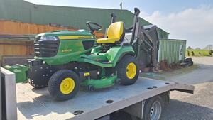 X950R John-deeere Ride-ON เครื่องตัดหญ้าที่เก็บหญ้าด้านหลัง - Product Image 5