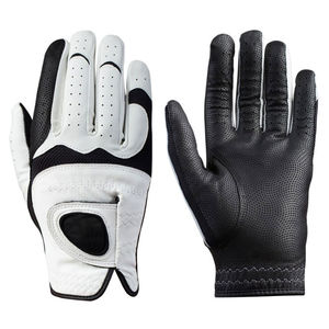 Guantes de Golf de Cuero Negro Personalizados de Alta Calidad y Económicos para Hombre, con Correa de Muñeca Ajustable Antideslizante para Deportes - Product Image 4