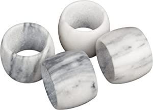 Porte-rond de serviette en marbre et pierre en céramique design antique et anneau de tissu de cuisine fait à la main produit de Offre Spéciale porte-anneau de serviette en marbre - Product Image 3