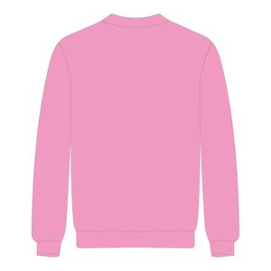 Jack et Jill of America Sweat ras du cou rose Broderie en chenille bleue Vêtements d'organisations civiques et professionnelles noires - Product Image 3