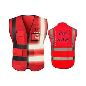 Chaleco reflectante de seguridad para hombre, chaleco reflectante de trabajo - Product Image 4