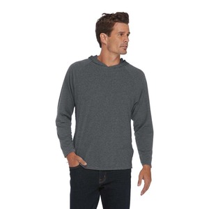 Grey Men <b>Thin</b> Winter Sweatshirts Men Streetwear Solid Jersey <b>Hoody</b> - Product Image 1