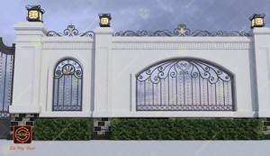 Clôture de jardin en fer forgé de haute qualité KHP, décoration australienne, personnalisable pour les cours, galvanisée, revêtement en poudre, antirouille - Product Image 3