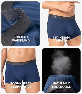 Calzoncillos bóxer personalizados de fábrica para hombre, ropa interior para hombre con logotipo personalizado, pantalones cortos clásicos cómodos de algodón para hombre, calzoncillos, envío DDP - Product Image 3