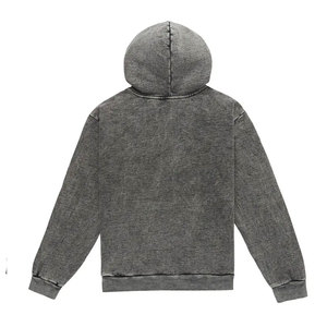 2023 personnalisé hommes Vintage acide Streetwear ensemble de gymnastique respirant écologique surdimensionné à capuche Stone Wash Joggers grande taille hiver - Product Image 6