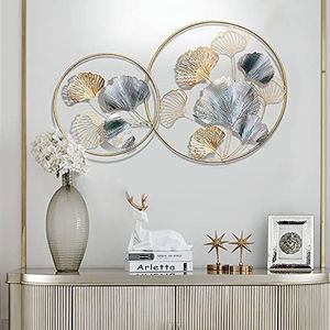 Decoración de Arte de pared de hierro forjado moderno con líneas limpias y un acabado múltiple perfecto para espacios contemporáneos - Product Image 1
