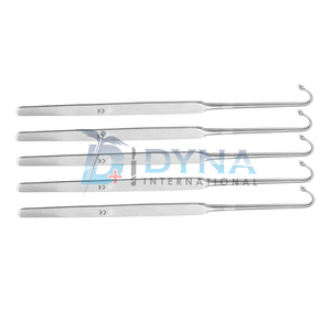 5 Piezas de Ganchos de Snook de Punta Ciega Reutilizables de Acero Inoxidable, Instrumentos Quirúrgicos Veterinarios para Útero y Ovario de Animales Pequeños - Product Image 4