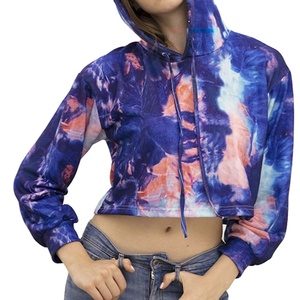 Nouveau à la mode femmes sweats à capuche meilleure vente de haute qualité grande taille impression personnalisée haut court sweats à capuche pour femmes 2026 - Product Image 5