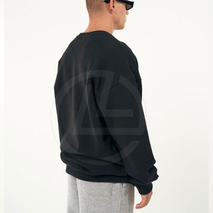 Chándal holgado de gran tamaño para hombre con pantalones de cintura con cordón y diseño de sudadera relajada, chándal informal holgado para hombre - Product Image 4