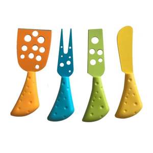 Estilo único a precio barato Diseño de pescado Cuchillo de queso con forma de pez de acero inoxidable con pulido mate y niquelado para hotel en casa - Product Image 2