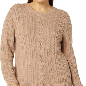 Damen pullover Neue Mode tragen einfache Design trend ige Pullover für Damen Mädchen Strick pullover