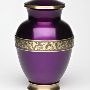 Urnas de cremación para adultos de latón de estilo árabe con urnas funerarias de latón grabadas a mano hechas en la India - Product Image 2