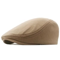 Gorra de Golf Unisex Estilo Británico, Gorra Plana con Visera, Suave y Sólida, para Deportes al Aire Libre, Venta al Por Mayor