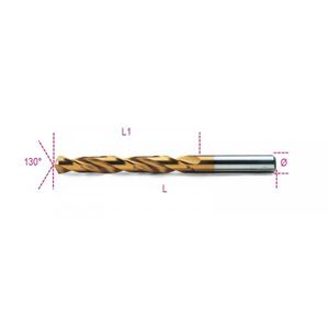 Brocas helicoidales BETA-Multi-Pack Short HSS-TiN totalmente rectificadas con vástagos cilíndricos para máquinas herramienta - Product Image 1