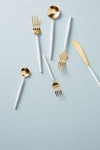 Ensemble de couverts en acier inoxydable martelé de style vintage, couverts dorés pour servir dans les hôtels et les restaurants, ensemble de couverts à sublimation - Product Image 6