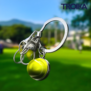 Portachiavi da tennis personalizzato e moschettone: gadget promozionali personalizzabili - Product Image 3