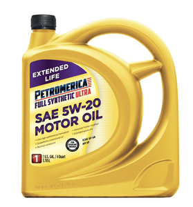 Huile moteur synthétique intégrale Petromerica ULTRA SAE 5W-20 anti-usure, pack de 3 x 5 quarts (US) - Product Image 1