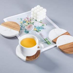 Classic <b>Ceramic</b> <b>Coasters</b> Set of 4-Durable & Eco-Friendly Tabletop Protection - Product Image 6