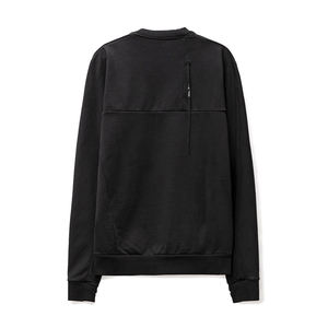 เสื้อสเวตเตอร์ลำลองมีฮู้ดของผู้ชายผ้าฝ้าย100% ถักฟอกสีทึบสไตล์ไฮสตรีทวินเทจแบบกำหนดเองสำหรับฤดูหนาว - Product Image 2