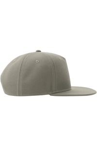 Calidad Premium personalizado 3D bordado logo 100% algodón personalizado 6 paneles gorra de béisbol Unisex ala plana Color sólido gorra de Hip Hop - Product Image 3