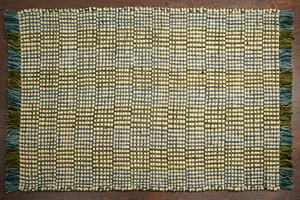 Fusion Artisanal Wool <b>Boho</b> <b>Rug</b> Modern Handmade Geometric Woollen <b>Rug</b> Plush Pile Height Washable for Home Use Bulk Supply - Product Image 2