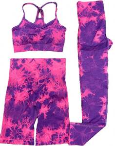 Conjuntos de yoga para mujer de color personalizado, conjuntos de yoga para mujer de alta calidad, 25-26 - Product Image 1