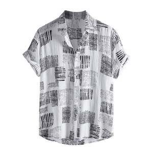 เสื้อยืดพิมพ์ลายแขนสั้นสำหรับผู้ชายเสื้อผ้าสตรีทโอเวอร์ไซส์ - Product Image 4