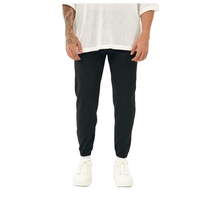 Classic <b>Men</b> <b>Skinny</b> <b>Jogger</b> Pants 100% Cotton Slim Fit Casual Sweatpants Gym Training Streetwear Bottoms OEM Private Label - Product Image 1