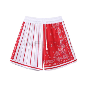 Pantalones cortos de malla de gimnasio para hombre baloncesto verano sublimación estiramiento Dtg impresión 100% poliéster 5 pulgadas entrepierna logotipo personalizado ropa de gimnasio - Product Image 4