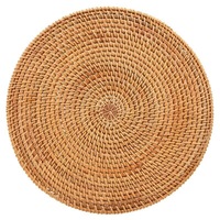 Assiette de présentation décorative en rotin naturel pour rehausser la table – Fabricant en gros proposant des produits écologiques faits à la main