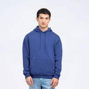 Sweats à capuche surdimensionnés 100% coton pour hommes Logo personnalisé 400GSM Sweats à capuche vierges 100% coton lourd pour l'hiver ODM Supply - Product Image 1