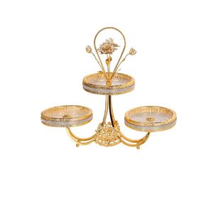 Plateau de service moderne en cristal de luxe, passe au lave-vaisselle et écologique, pour la maison, les mariages et les fêtes - Product Image 5