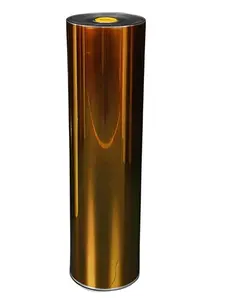 ฟิล์มสติกเกอร์ PET โฮโลแกรมเคลือบโลหะสีทอง สำหรับงานบรรจุภัณฑ์ ลามิเนต ห่อของขวัญ และงานตกแต่ง - Product Image 2